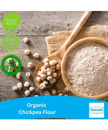 Organic Chickpea Flour 1kg | Certified Organic by Fenbrook Organic - Buy Online on SooperMarket.com