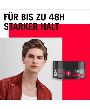 Schwarzkopf Taffel Styling Wax Power (4x75ml) - Vegan Hair Wax for 48-Hour Hold Gentle on Hair & Scalp | Buy Internationally - Buy Online on SooperMarket.com