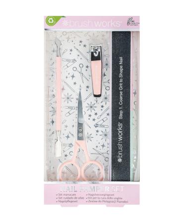 Brushworks Nail Pamper Set Pink One Size