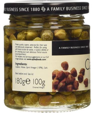 Opies Capers With Spirit Vinegar 180g - Buy Online on SooperMarket.com