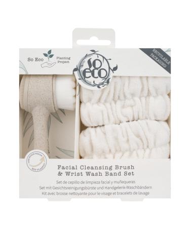 Facial Cleansing Brush and Wrist Wash Band Set