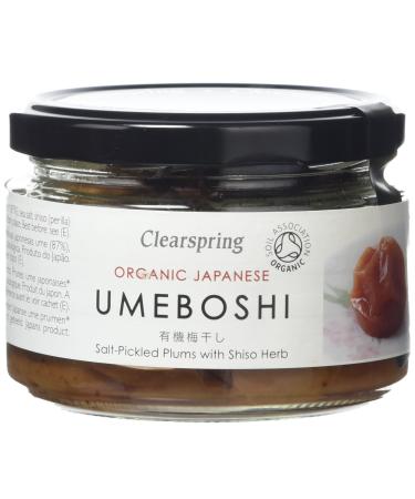 Clearspring Organic Japanese Umeboshi Plums 200g 200 g (Pack of 1)
