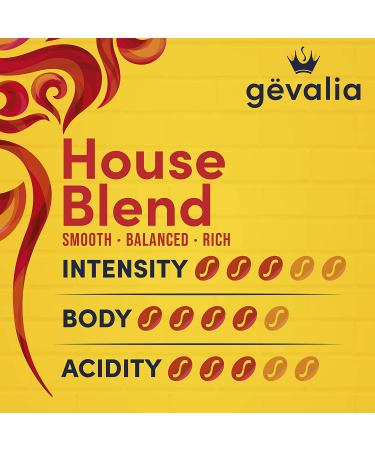 Gevalia House Blend Medium Roast 100% Arabica Ground Coffee - Keto & Low Carb Friendly (20 oz Bag) - Buy Online on SooperMarket.com
