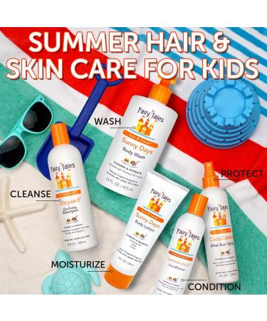 Fairy Tales Sun & Swim After Sun Lotion for Kids - Hydrating Aloe & Coconut Oil Care - 8 oz - Buy Online on SooperMarket.com