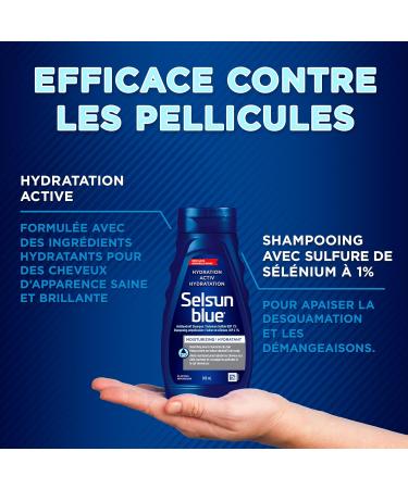 Selsun Blue ACTIV Hydration Anti-Dandruff Shampoo 300mL Controls Dandruff and Flaking Moisturizes Scalp - Buy Online on SooperMarket.com