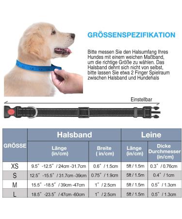 Haapaw Reflective Dog Collar - Padded Soft Neoprene Nylon for Small/Medium Dogs - XS (1-Pack) - Breathable & Durable Black - Buy Online on SooperMarket.com