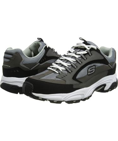 Skechers Sport Men's Stamina Nuovo Cutback Lace-Up Sneaker 10.5 Wide - Charcoal - Buy Online on SooperMarket.com