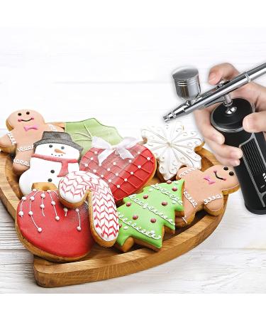 Fascinated Cordless Airbrush Kit - Portable Handheld Rechargeable Gun Set for Makeup, Painting, Cake Decor & More - Buy Online on SooperMarket.com
