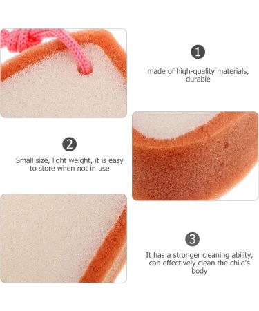 Gogogmee 1pc Bath Sponge Exfoliating Scrubber Bath Exfoliating Sponge Tubs for Bath Sponge Exfoliating Mesh Shower Sponge Loofah Sponge Sponges Bath Flower Newborn Clean 21X7.5CM - Buy Online on SooperMarket.com