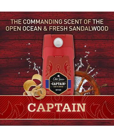 Old Spice Red Collection Captain Scent Body Wash for Men - Pack of 4 (16 Ounce) - Buy Online on SooperMarket.com