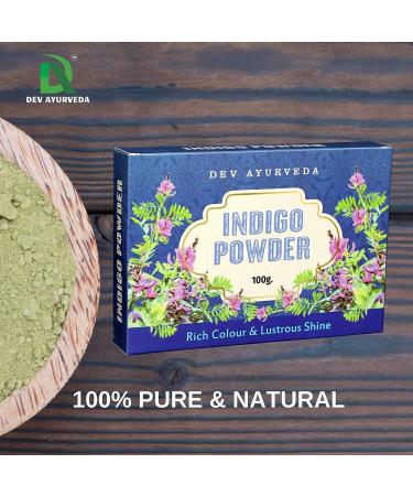LOGY Dev Ayurveda Organic Indigo Powder (100 G) - Buy Online on SooperMarket.com