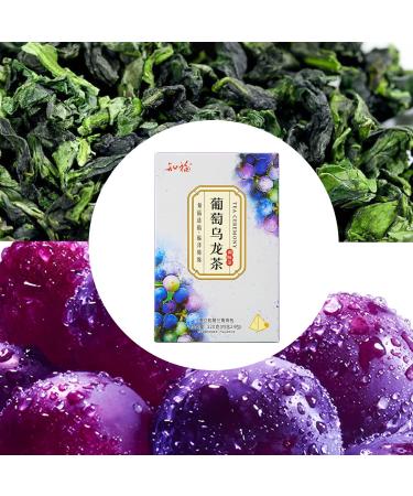 Socobeta Grape Oolong Tea 24pcs Cold Brew Fruit Tea Bags for Casual Drinks in The Morning and Afternoon Free Time kitchen Home Appliances - Buy Online on SooperMarket.com