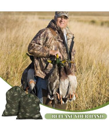 Nosiny 3-Piece Mesh Duck Decoy Bag Set | 30x47 Inch | Lightweight & Durable | For Goose, Turkey & Waterfowl | Shoulder Straps | Green - Buy Online on SooperMarket.com