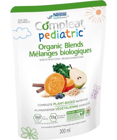 COMPLEAT Pediatric organic blends formula plant-based 300 ml pouch 24 count - Buy Online on SooperMarket.com