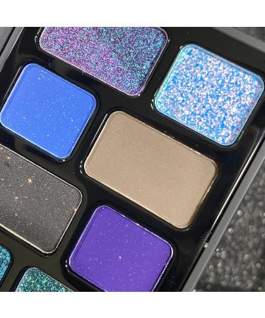 Smokey Eyeshadow Palette - 16 Cool Toned Shimmer & Matte Shades | Long Lasting Waterproof Blendable | Perfect for Bold Looks - Buy Online on SooperMarket.com