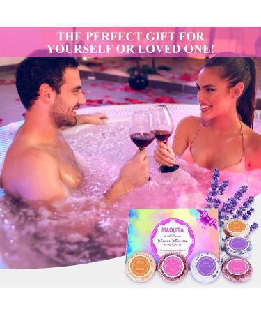 MAQUITA 6 Pcs Shower Steamers Aromatherapy Gift Set for Men and Women - Relaxing Spa Experience for Special Occasions - Buy Online on SooperMarket.com