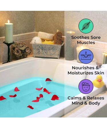 Organic Hemp Bath Bomb Gift Set with Coconut Oil and Shea Butter - Eucalyptus & Lavender Scented for Men and Women - Handmade in USA - 6 Pack - Buy Online on SooperMarket.com
