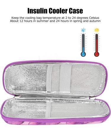 Insulin Cooler Travel Case - Purple | Insulin Cooling Carrying Case with Waterproof Design - Ideal for Travel | Excellent Protection & Good Capacity - Buy Online on SooperMarket.com