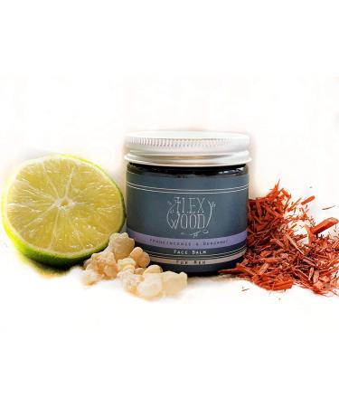 The Ilex Wood - Frankincense and Bergamot Face Balm - 100% Natural Handmade Vegan Moisturising Anti Ageing Wrinkle and Line Reducing Ingredients Cruelty & Plastic Free Palm Oil Free. 60ml - Buy Online on SooperMarket.com