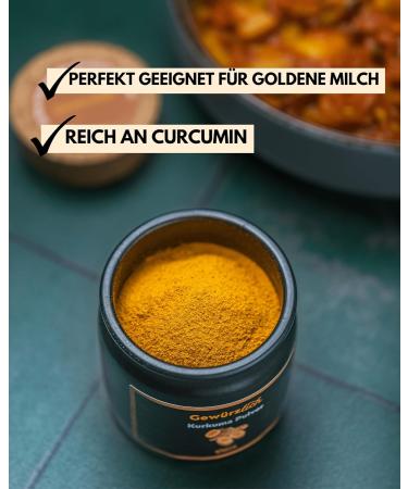 Premium Kurkuma Powder 200g - 100% Natural Spice for Golden Milk Teas & Asian Cuisine | Finely Ground Perfect for Soups & More - Buy Online on SooperMarket.com