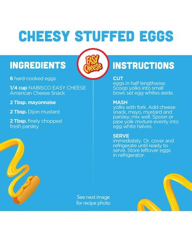Easy Cheese American Cheese Snack - 8 oz | Creamy Portable Cheese Spread - Buy Online on SooperMarket.com