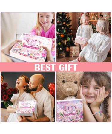 115PCS Charm Bracelet Making Kit for Girls - DIY Jewelry Crafts Set with Beads, Charms, String - Valentine's Day Gift for Teen Girls (Ages 8-12) - Buy Online on SooperMarket.com