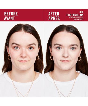 Rimmel London - Lasting Finish 35 Hour Foundation Long-Wearing Hydrating Vegan Formula Full-Coverage - Fair Porcelain 1 count (Pack of 1) Fair Porcelain - 050 - Buy Online on SooperMarket.com