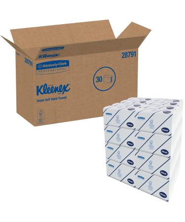 Kleenex Ultra Interfold Towels 6772 30 packs of 94 white 2-ply towels each 94 pieces (30 pack) White