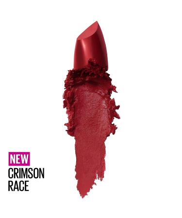 Maybelline Color Sensational Hydrating Lipstick - Cream Finish Lip Makeup for Nude Pink Red Plum Lip Color - Crimson Race 0.15 oz - Buy Online on SooperMarket.com