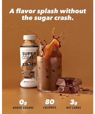 KITU SUPER COFFEE  Keto Protein Coffee (0g Added Sugar  10g Protein  70 Calories) [Hazelnut] 12 Fl Oz  12 Pack | Iced Smart Coffee Drinks - Buy Online on SooperMarket.com