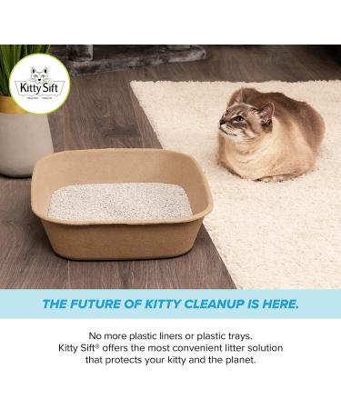 Kitty Sift Disposable Sifting Litter Box & Liners - Large - 6 Piece Set - Buy Online on SooperMarket.com