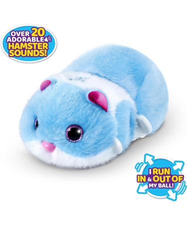 Pets Alive Hamster Mania Blue Interactive Electronic Pet Toy by ZURU - Realistic Sounds, Soft Nurture Toy for Kids Ages 3 - Buy Online on SooperMarket.com