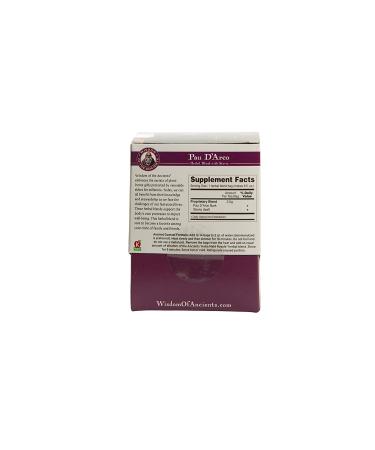 Wisdom of the Ancients Pau D'Arco Tea Bags - 1.1 oz | Natural Herbal Wellness Tea - Buy Online on SooperMarket.com
