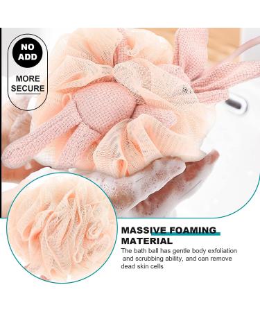 Easter Rabbit Bath Ball Pouf - Exfoliating Kids & Adults - Plush Scrubber for Shower - Loofah Accessory for Home & Hotel - Bunny Design - Buy Online on SooperMarket.com