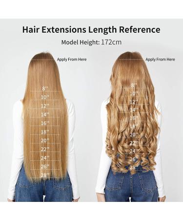 REECHO 20 Curly Wave Clips in Synthetic Hair Extensions 20 Inch - Black Brown - 1-Pack (5 Clips, 4.5 Oz - Buy Online on SooperMarket.com