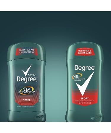 Degree Men Sport Antiperspirant Deodorant 2.7 oz - Pack of 6 | 48-Hour Sweat and Odor Protection - Buy Online on SooperMarket.com