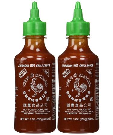 Huy Fong Sriracha Hot Chili Sauce, 17 oz Bottles, 2 pk Bundle