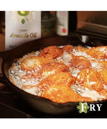 SANTOS Avocado Oil - 100% Pure Non-GMO Oil for High Heat Cooking, Grilling & Baking - 0g Trans Fat, Cholesterol Free - Paleo & Keto Friendly - 750ml - Buy Online on SooperMarket.com