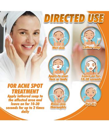 Turmeric Soap Bar for Face & Body - Natural Skin Brightening & Even Tone Formula - Fade Scars, Sun Damage & Age Spots - 4 Oz Bar Soap for All Skin Types - Made in USA - Buy Online on SooperMarket.com
