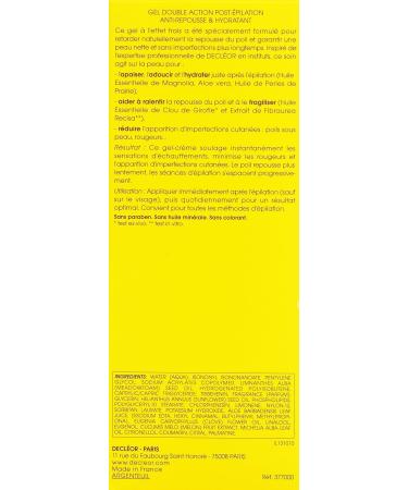 Decleor Aroma Confort Post-Wax Double Action Gel 125ml - Soothing Aftercare Solution - Buy Online on SooperMarket.com