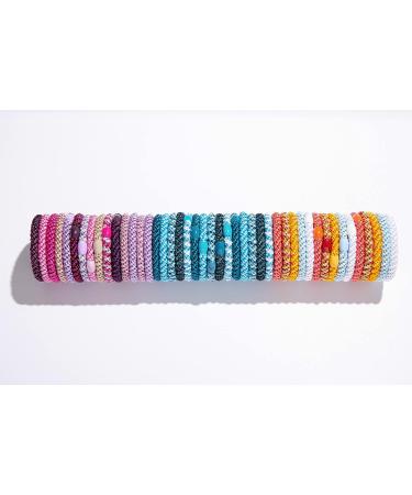 L. Erickson Grab & Go Ponytail Holders Royal Set - Secure & Gentle Hold (Set of 8) - Buy Online on SooperMarket.com