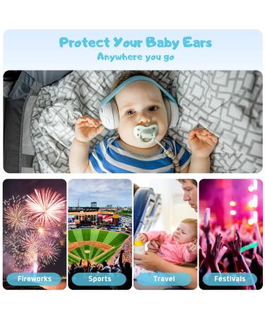 UTINOS Baby Ear Protection Earmuffs - Noise Cancelling Headphones for Infants and Toddlers - Pink - Buy Online on SooperMarket.com