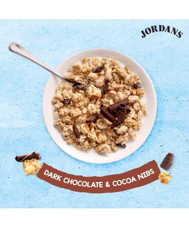Jordans Organic Morning Crisp Granola Cereal - Decadent Dark Chocolate & Cocoa Nibs 375g Dark Chocolate & Cocoa Nibs 450 g (Pack of 1) - Buy Online on SooperMarket.com