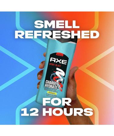 AXE 2in1 Shower Gel and Shampoo Sports Blast 16oz - 48 Count (Pack of 3) | Buy Now! - Buy Online on SooperMarket.com
