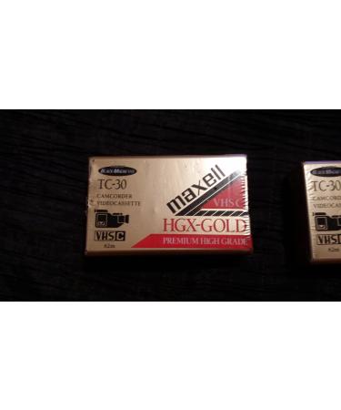Maxell HGX-Gold TC-30 Premium High Grade Videocassette