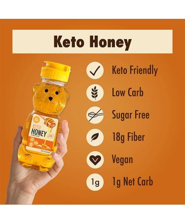 ChocZero Sugar-Free Honey - Keto Sweetener - All Natural, Vegan-Friendly, Zero Sugar Substitute | 10.5oz Jar - Buy Online on SooperMarket.com