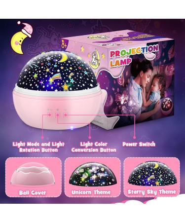 Unicorn Starry Sky Projector - Perfect Gifts for Girls Ages 3-10 | Night Light & Toys - Buy Online on SooperMarket.com