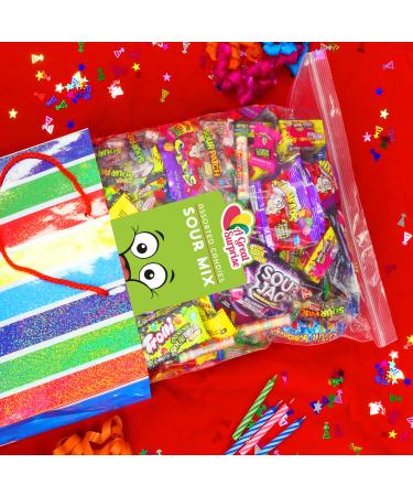 Sour Party Mix Candy Bulk - 3 LB - Warheads, Sour Patch, Cry Baby Gumballs & More! - Buy Online on SooperMarket.com