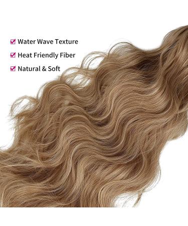 REECHO 16 Inch Dark Blonde Ponytail Extension | Easy Claw Clip-In Hairpiece for Women - Buy Online on SooperMarket.com