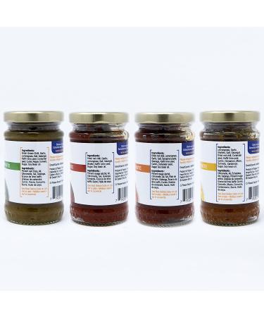 Thai Curry Paste Pack of 4 - Green, Red, Yellow & Panang | All Natural, Gluten Free, Dairy Free | No Preservatives - Buy Online on SooperMarket.com